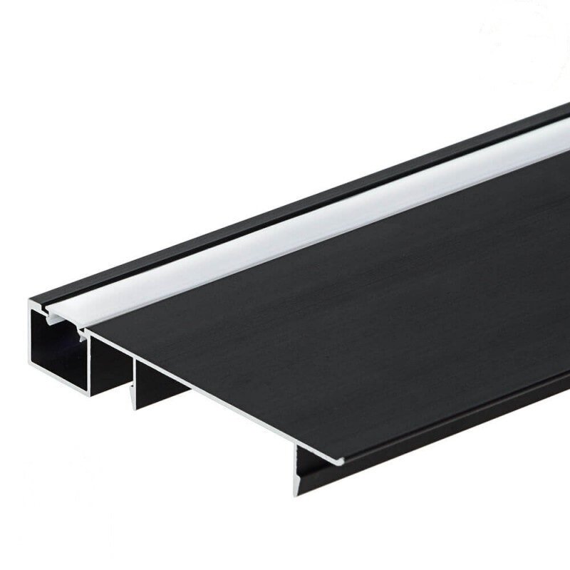 Profile For LED Strip, Black, for Floor Profile For LED Strip, Black, for Floor