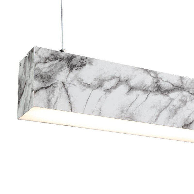 Profile For LED Strip, Marble, White Cover 3 Profile For LED Strip, Marble, White Cover 3