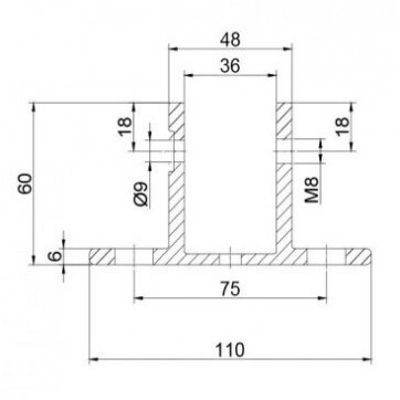 Adjustable Front Leg for Solar Panels 1