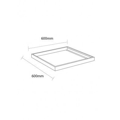 Rėmelis LED panelėms 60x60 1