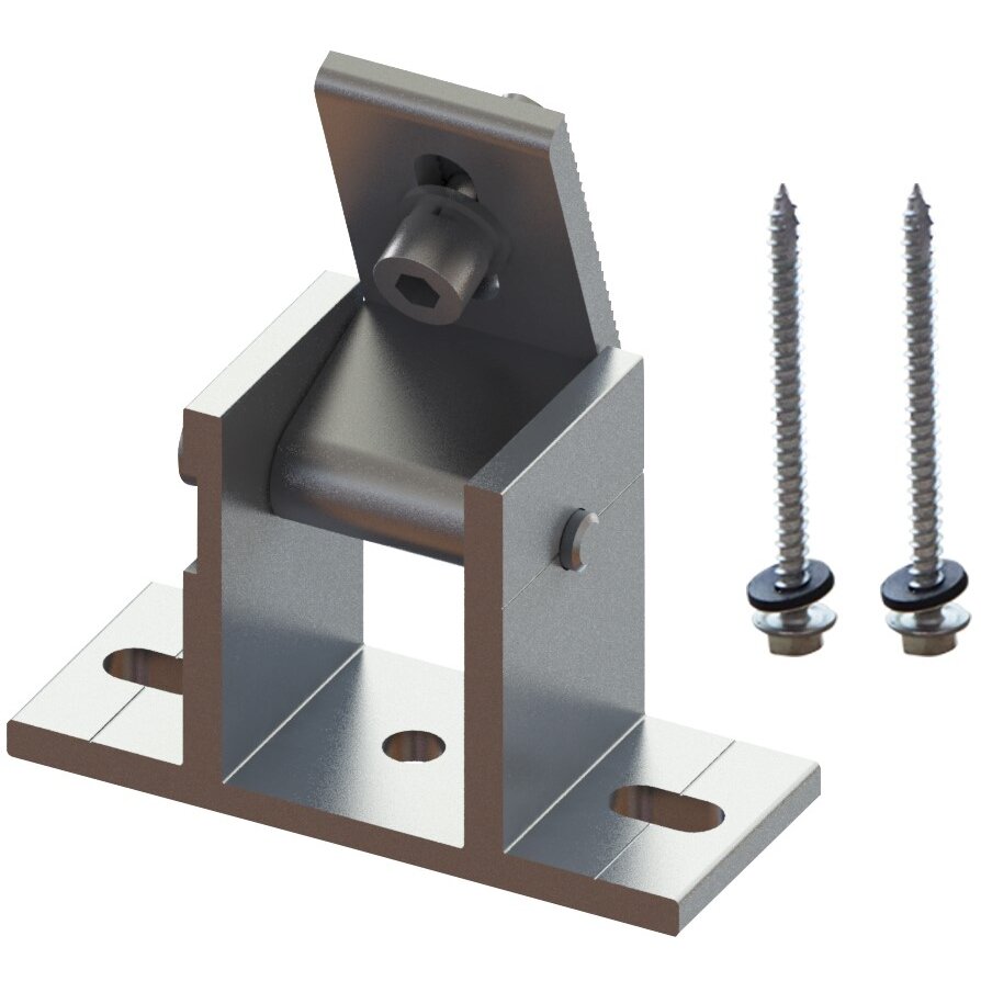 Adjustable Front Leg for Solar Panels
