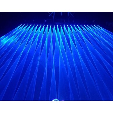 RGB skanuojančių lazerių sija, 12W 2