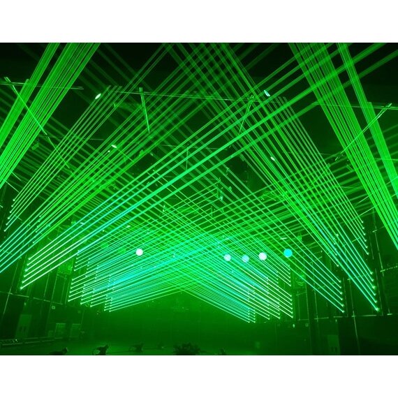 RGB lazerių sija, 12W 1