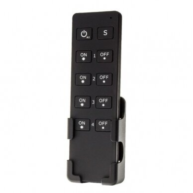 Wall Mounted Holder For Remote Control, Black 2