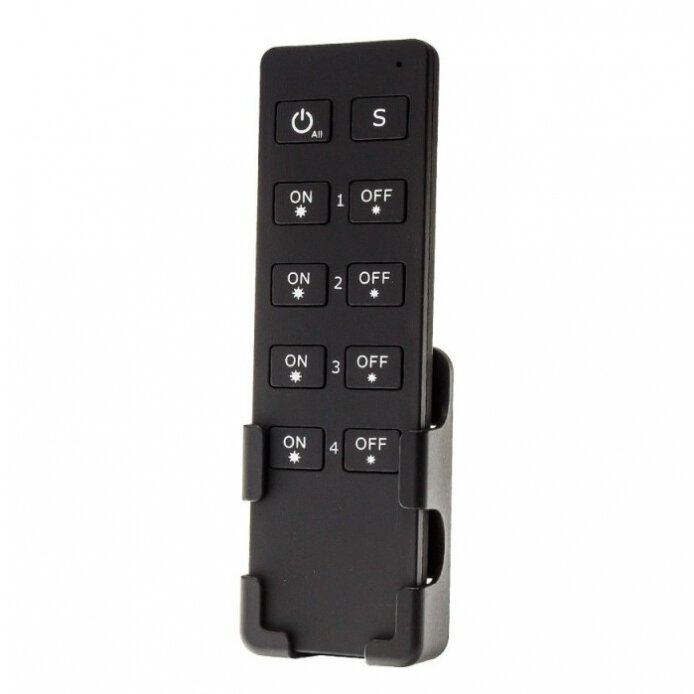 Wall Mounted Holder For Remote Control, Black 2