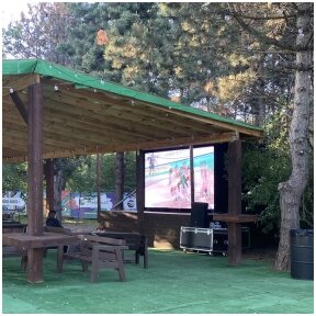 LED lauko ekranas sporto bare