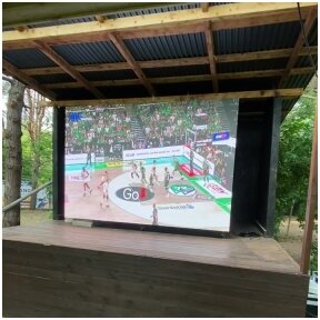 LED lauko ekranas sporto bare