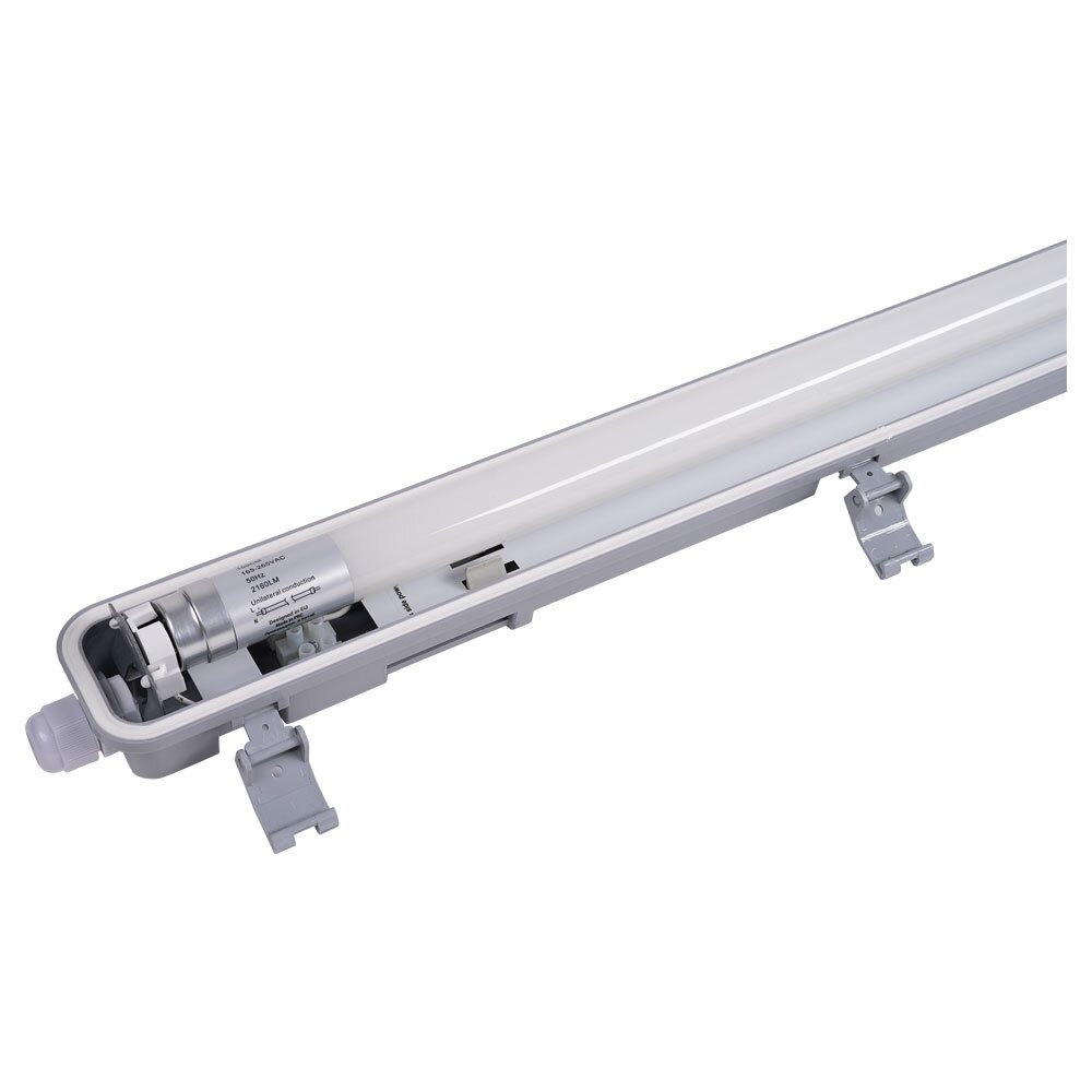 Fixture With LED Tube T8, 22W, (1*22W), Neutral Light 1