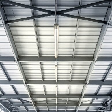 Fixture One Side Power LED Tube, T8, 2x150cm, IP65, SS Clips 3