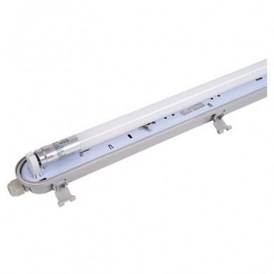 Fixture With LED Tube T8, 18W, (1*18W), White Light 1