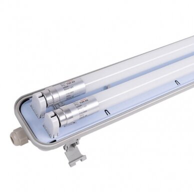 Fixture With LED Tube T8, 18W, (2*9W), Neutral Light 1