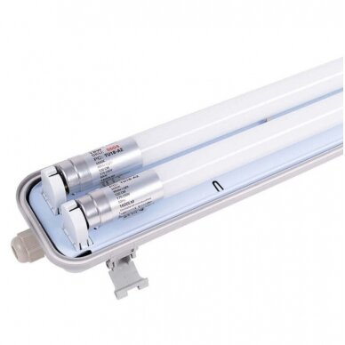 Fixture With LED Tube T8, 36W, (2*18W), Neutral Light 2