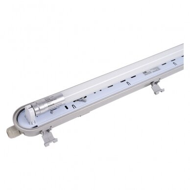 Fixture With LED Tube T8, 9W, (1*9W), White Light 1
