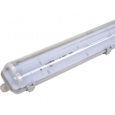 Fixture For 1 Side Power LED Tube T8, 2*60cm