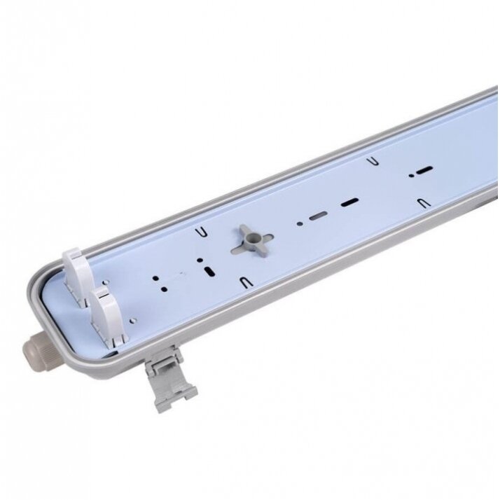 Fixture For 1 Side Power LED Tube T8, 2*120cm 1