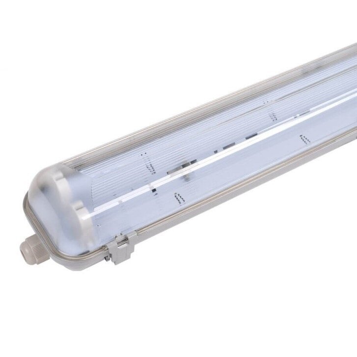 Fixture For 1 Side Power LED Tube T8, 2*120cm 2