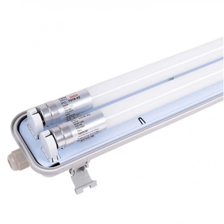 Fixture With LED Tube T8, 36W, (2*18W), Neutral Light 2
