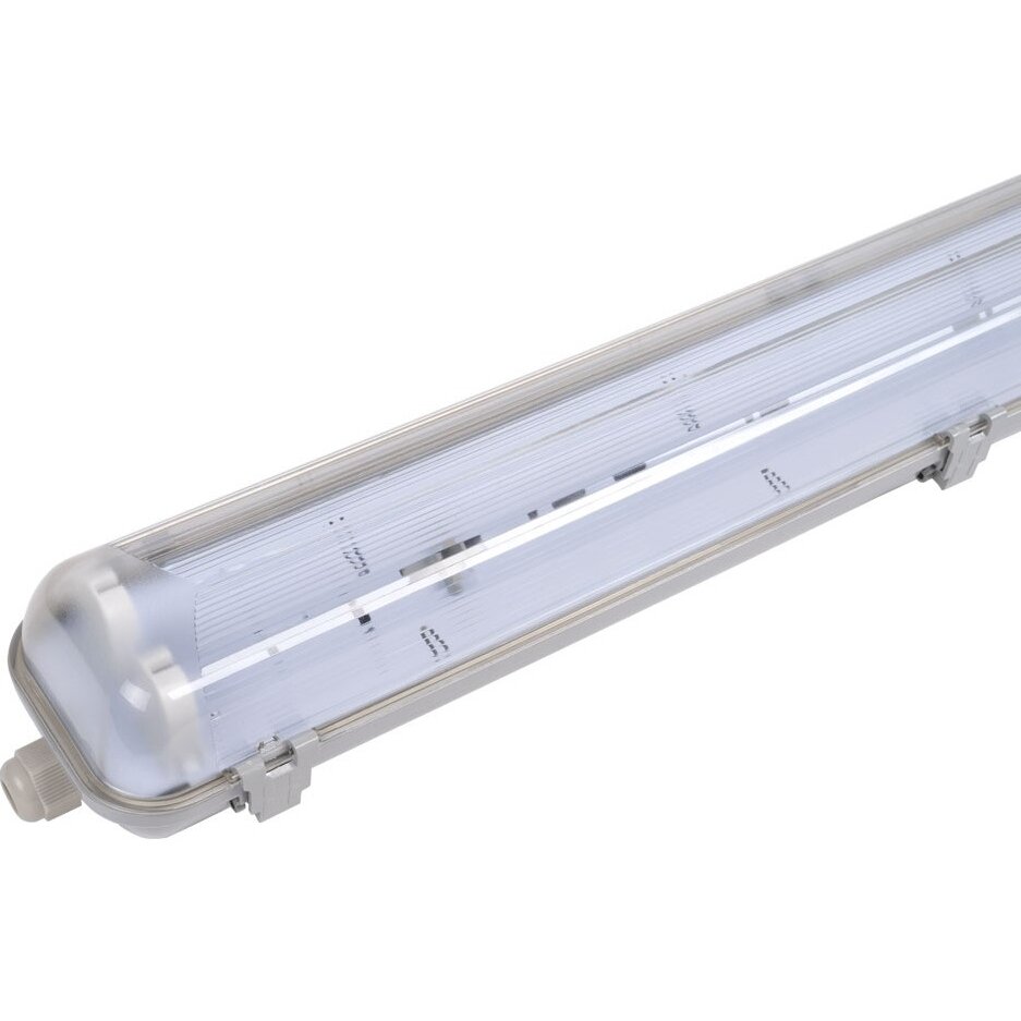 Fixture For 1 Side Power LED Tube T8, 2*60cm