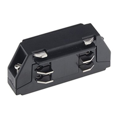 Tiesus mini sujungimas 3F bėginei LED sistemai, juodas