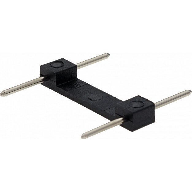 Straight Connector, Black