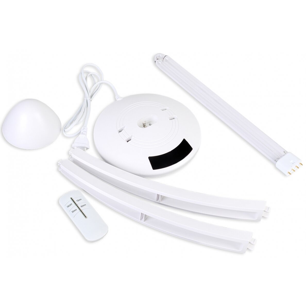 Ultraviolet Germicidal Sterilization Lamp, White 1