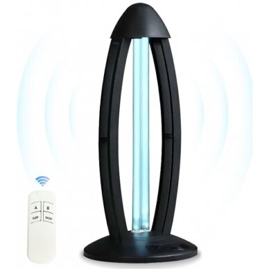 Ultraviolet Germicidal Sterilization Lamp, Black