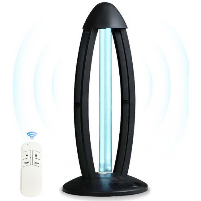 Ultraviolet Germicidal Sterilization Lamp, Black