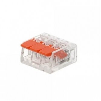 Lever Connector, 450V/32A, 2*24 to 12AWG, 3 Ports 1