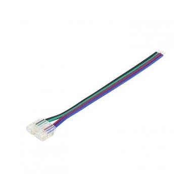 Užspaudžiama galinė jungtis su laidu COB RGB 10mm LED juostai