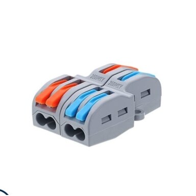 Užspaudžiamas laido sujungimas, 32A, 6 gyslos