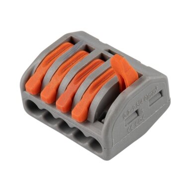 Užspaudžiamas laido sujungimas, 5 gyslos