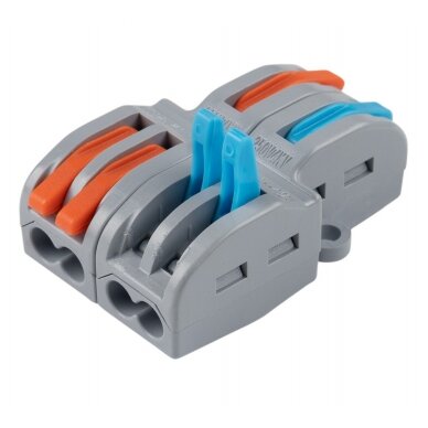 Užspaudžiamas laido sujungimas, 32A, 6 gyslos
