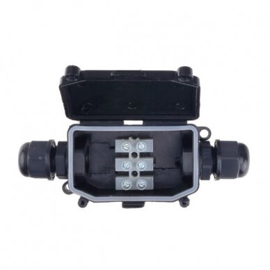 Waterproof Box Terminal Block, IP68, Junction Box, 2 Terminals 2