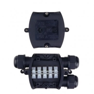Waterproof Box Terminal Block, IP68, Splitter Box, 3 Terminals 2