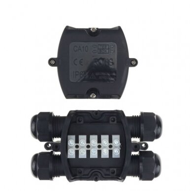 Waterproof Box Terminal Block, IP68, Splitter Box, 4 Terminals 2