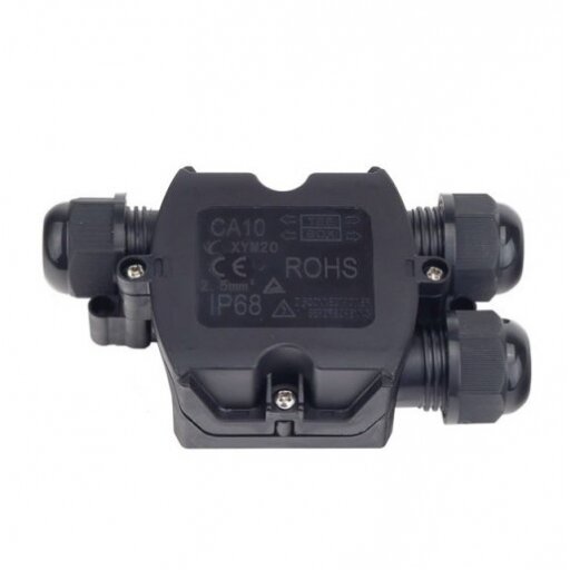 Waterproof Box Terminal Block, IP68, Splitter Box, 3 Terminals 1