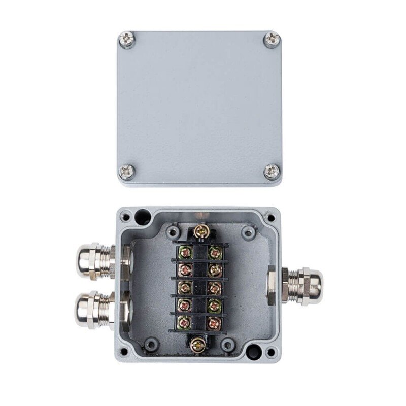 Waterproof Aluminium Box Terminal Block, IP68, Junction Box, 3 Terminals 2