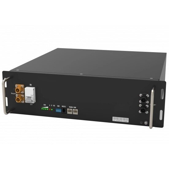 LiFePO4 Battery, 51.2V/5.12kWh, 100Ah, Rack Mounting