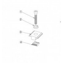 Middle Clamp for Solar Panel 35mm 3