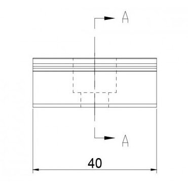 Middle Clamp for Solar Panel 35mm 2
