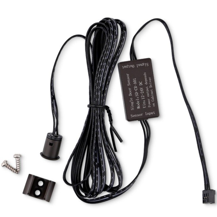 Single Door Sensor, 10cm, Black